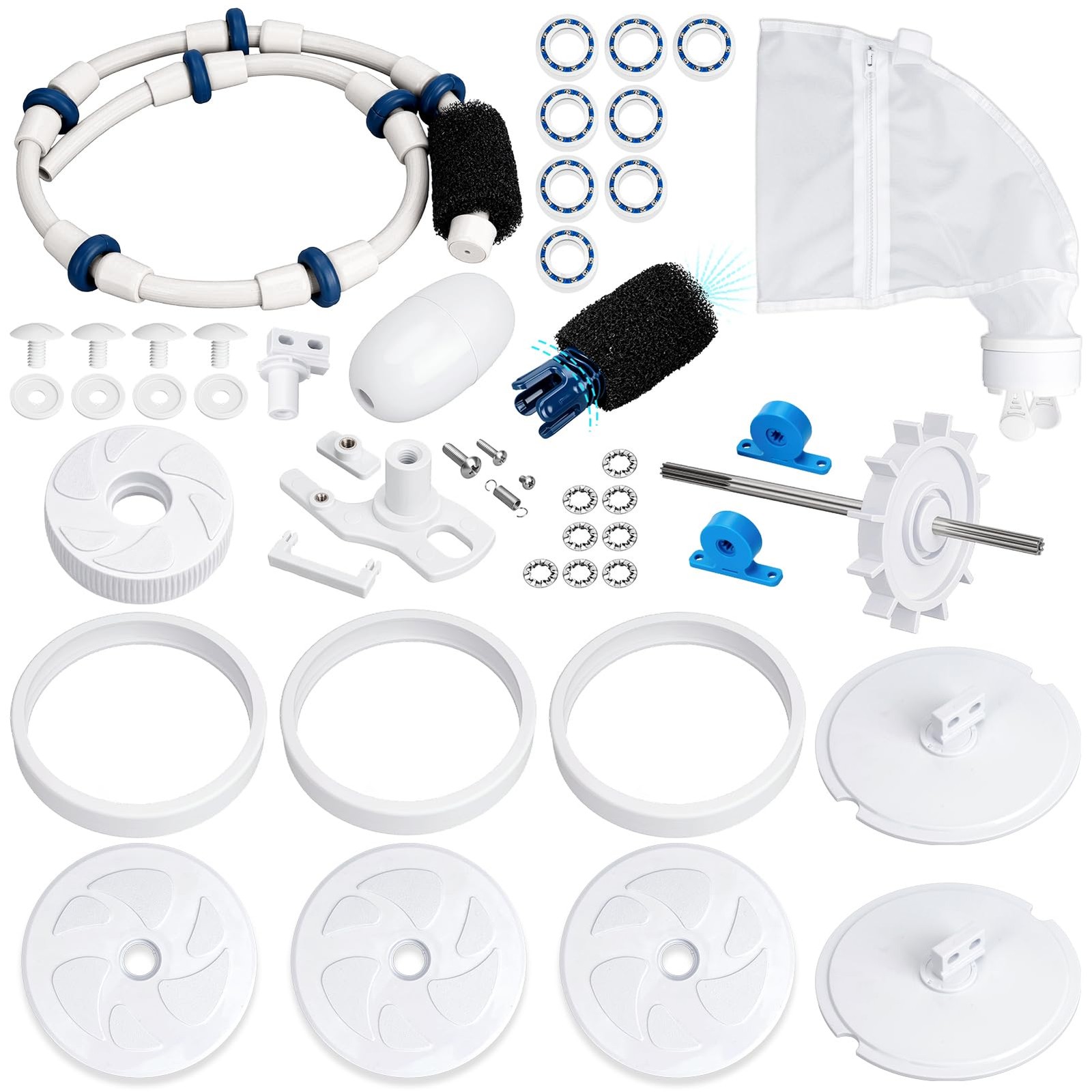 Upgraded Pool Cleaner Rebuild Repair Replacement Fit for Polaris White