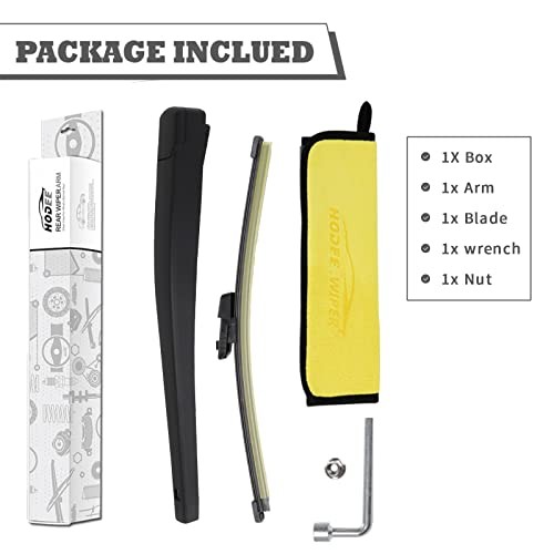 Rear Wiper Arm & Blade Kit,Exact-Fit Replacement for Ford Expedition 16-17