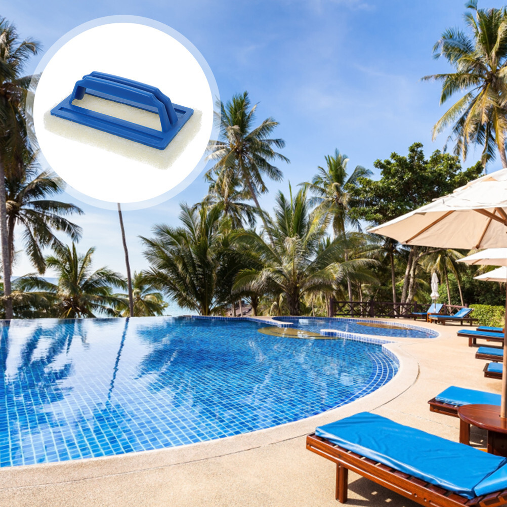Pool Scrub Brush Pool Scrubber Brush Tile Wall Scrubber Pool Sponge Brush