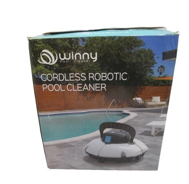 Cordless Robotic Pool Cleaner,Pool Vacuum with Auto- Parking, Lightweight Open