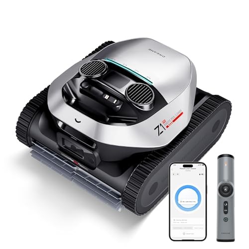 Z1 Pro Cordless Robotic Pool Cleaner, LiFi & APP Control, 8000 GPH Suction,