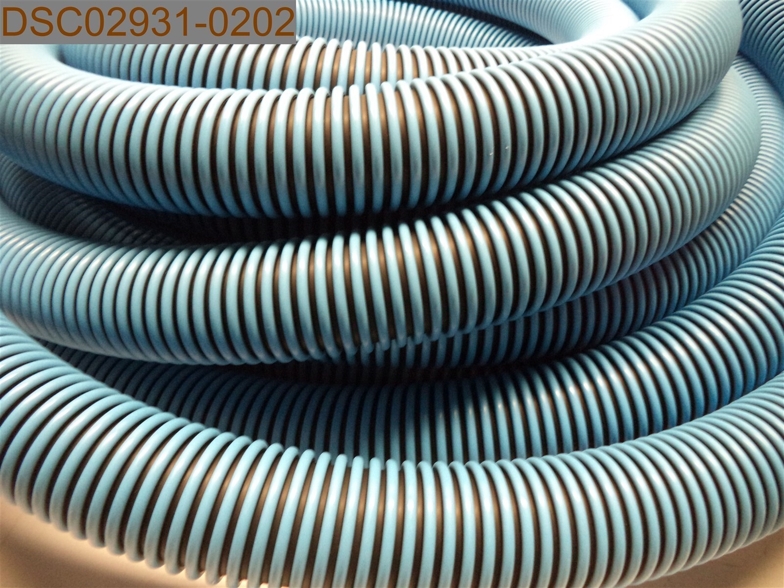 QTY = 25FT: Standard 1.5&Prime; Swimming Pool Vacuum Hose, Blue