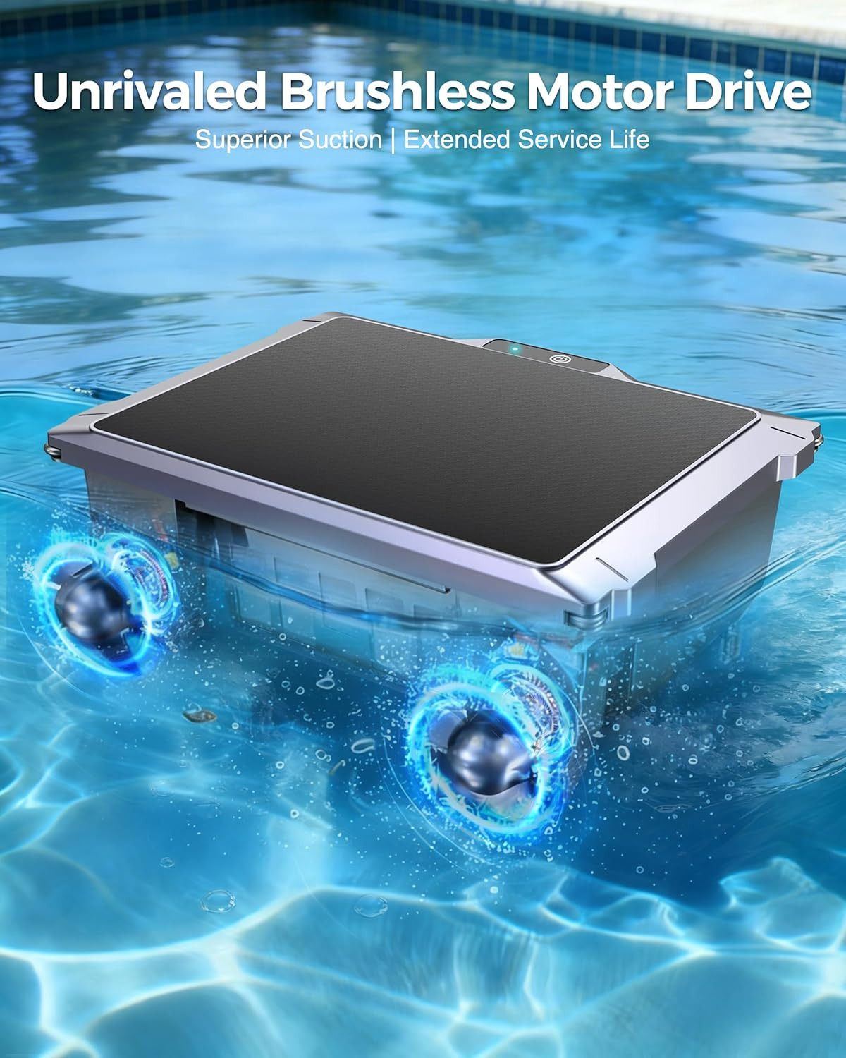 T2B Solar Pool Skimmer Robot via App & Remote Control, 2026 Upgraded Automatic R