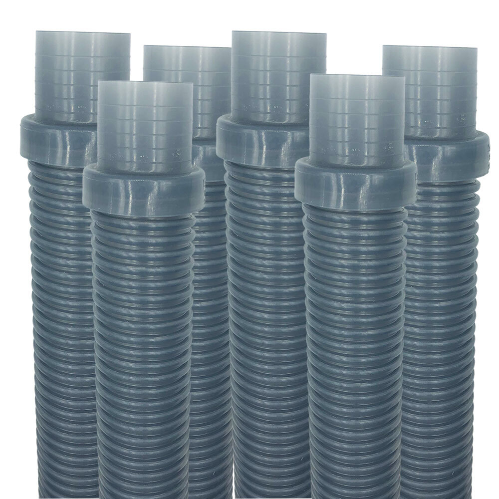 Puri Tech Pool Vac Ultra AquaBug Hose Translucent Blue 1.5 inch x 4 feet 6 Pack