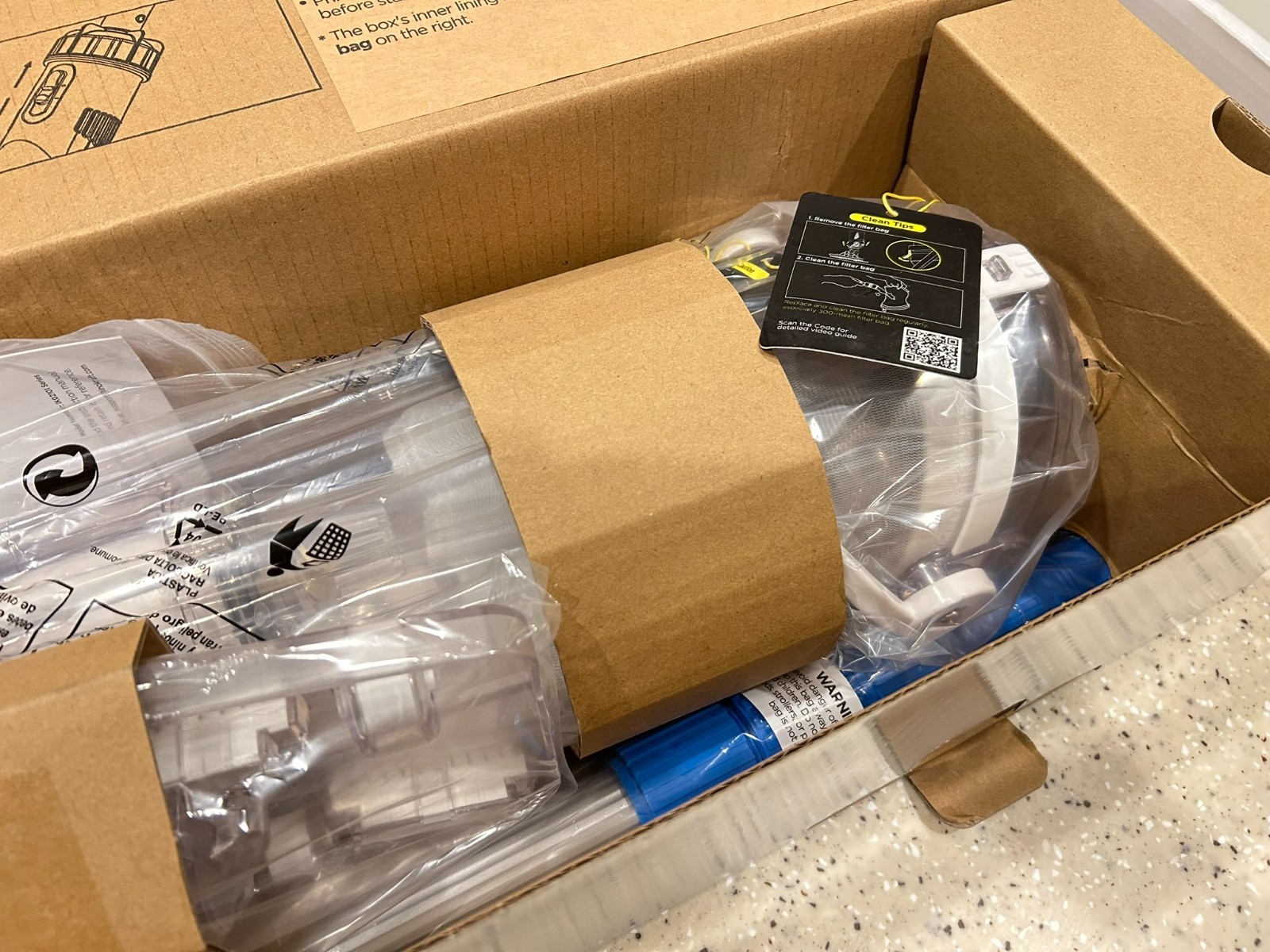 NEW! InoKraft Cordless Pool Vacuum 18.5 GPM Cleaner 60 Min Runtime Pole Filter