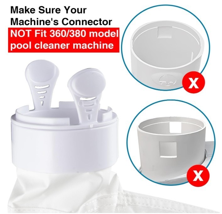 Original Genuine Polaris Pool Cleaner Part All Purpose Bag Replacement Pack of 2