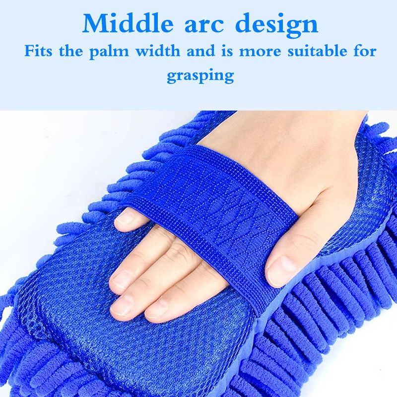 Car Wash Microfiber Car Washer Sponge Cleaning Car Detailing Washing Gloves