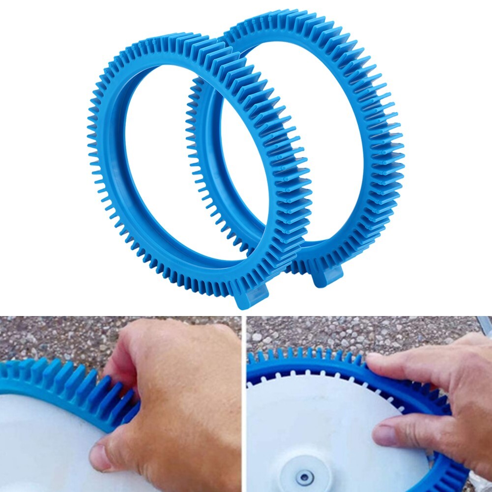 2pcs Blue THE POOL CLEANER FRONT TIRES W/ HUMP PART 896584000-143