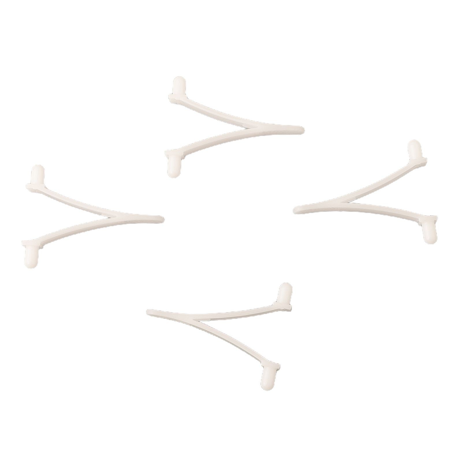 V-clips V Style Spring Clip Cleaning Tool White 4pcs 5.3*4cm Accessories