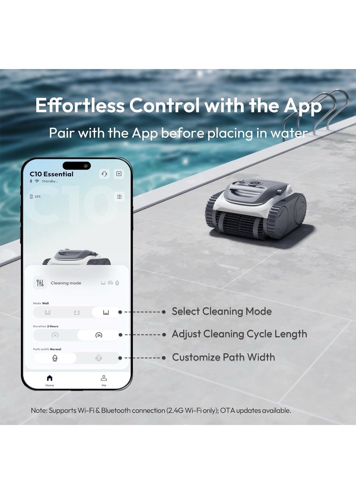 (2026 Upgraded) Bubot 700 C10P Cordless Robotic Pool Vacuum