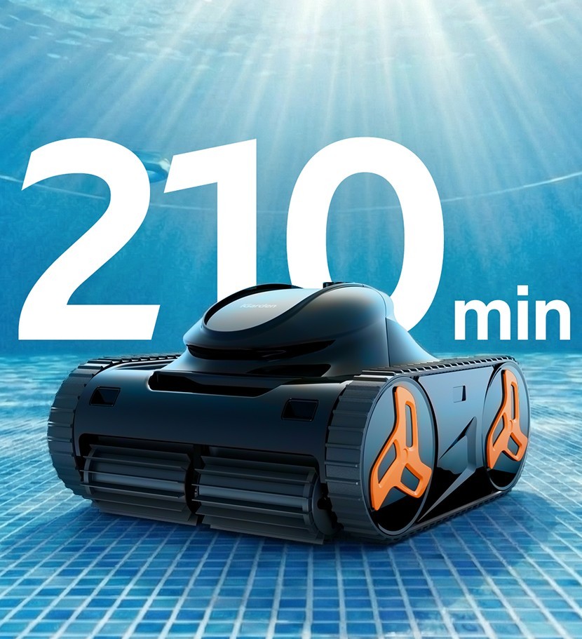 (2026 NEW) iGarden Robotic Pool Cleaner KN Series 210-Min Runtime