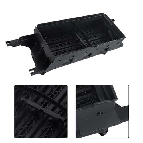Front Bumper Lower Radiator Grille Airflow Shutter Assembly Replacement for