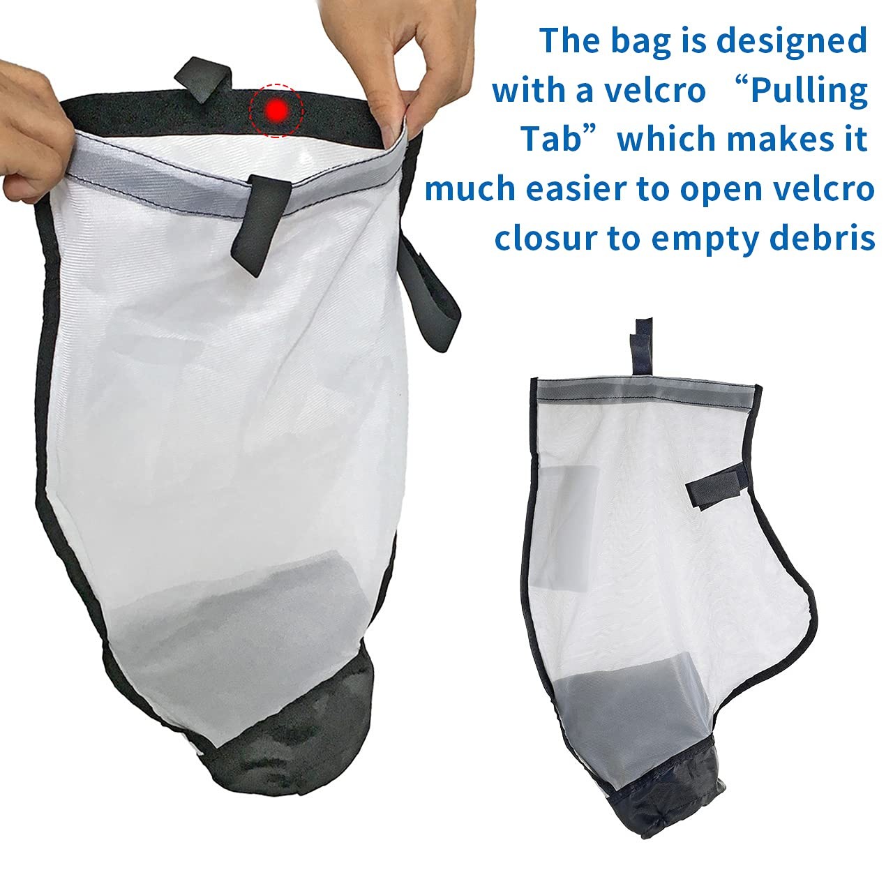 360240 Racer Pool Cleaner Debris Bag Kit/with Hook & Loop Fastener, for Penta…