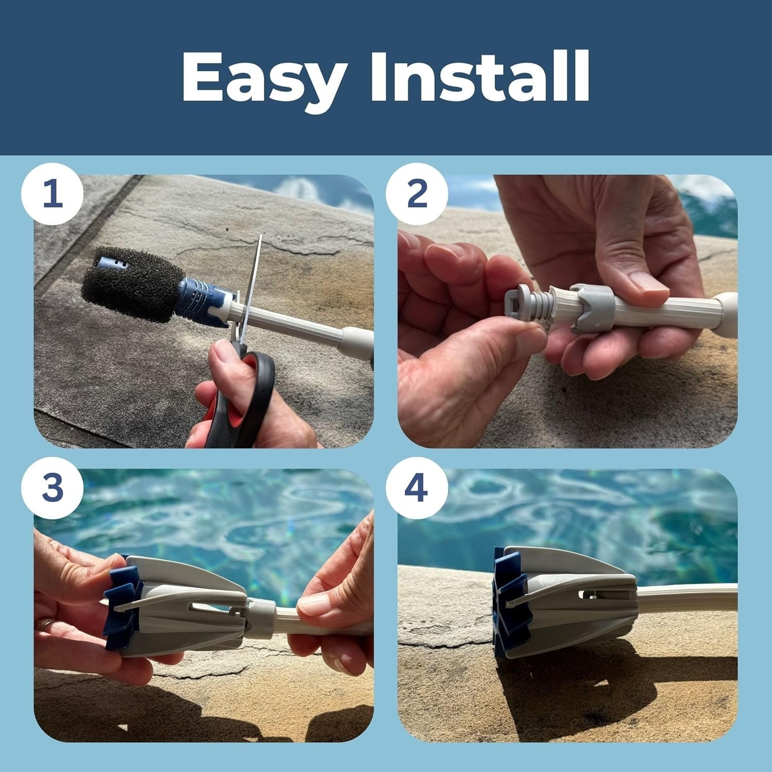Durable No-Spray Tail Replacement for Polaris 180, 280, 360 – Keep Pools Clean