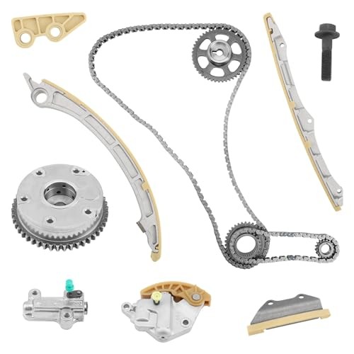 2.4L Engine Timing Chain Set With Camshaft Adjuster & VVT Gear, Compatible
