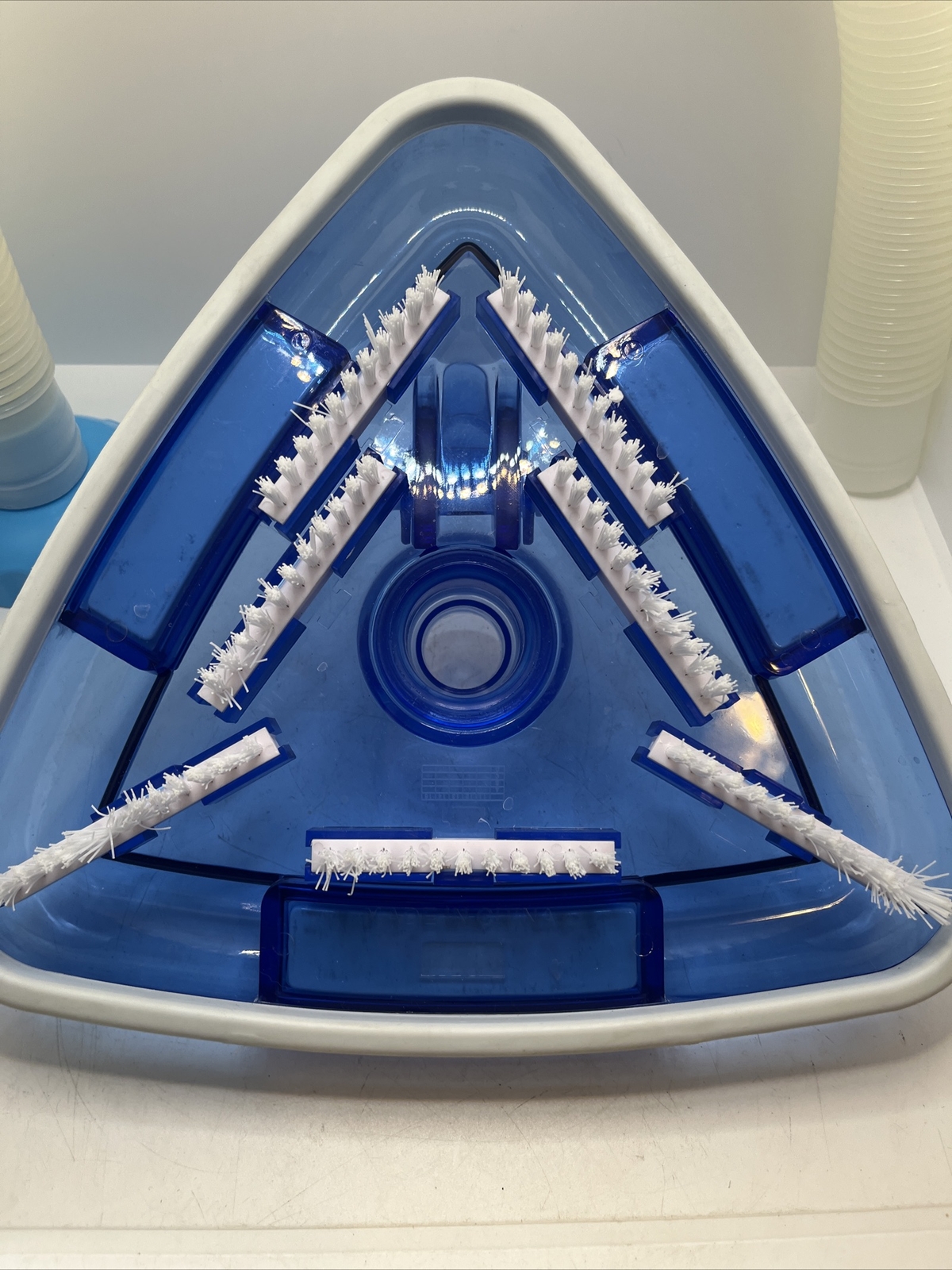 Triangle Weighted Pool & Spa Vacuum Head 11&Prime; Wide Pool Cleaning Brush Head