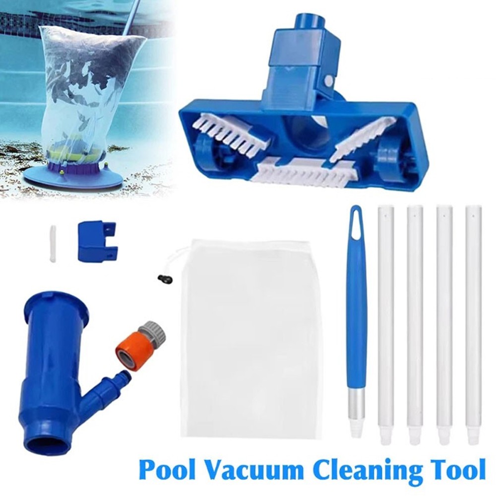 Swimming Pool Spa Suction Vacuum Head Cleaner Cleaning Kit Pool Accessories Tool