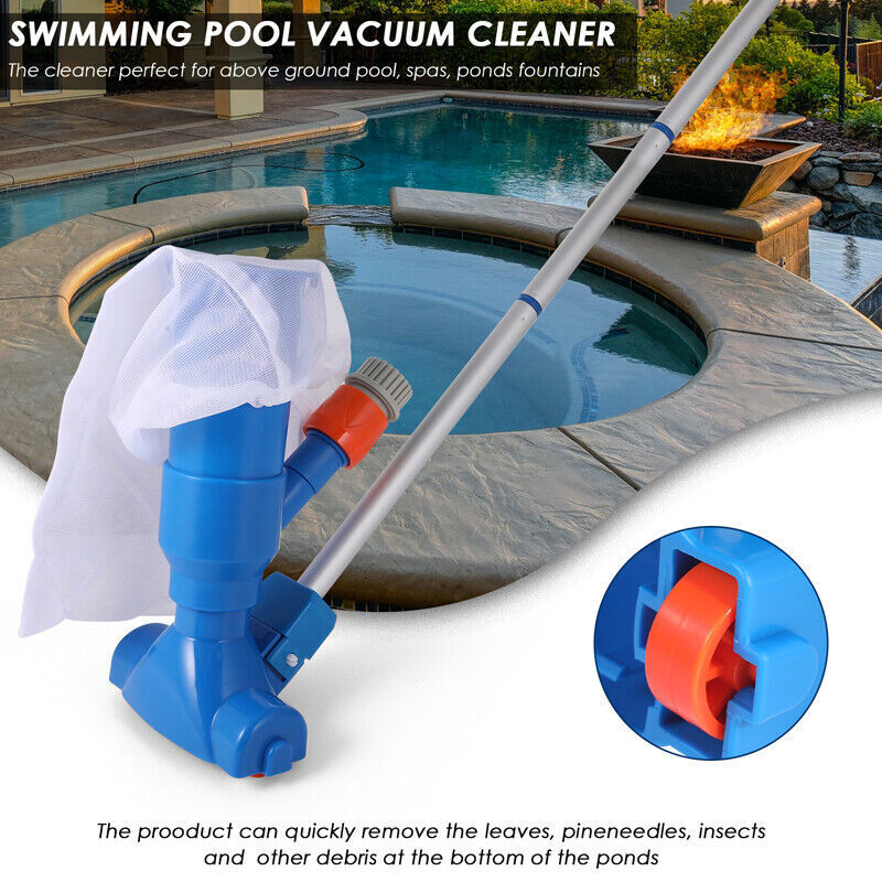 Pool Vacuum Handheld Spa Suction Underwater Cleaner for Above Ground Pools
