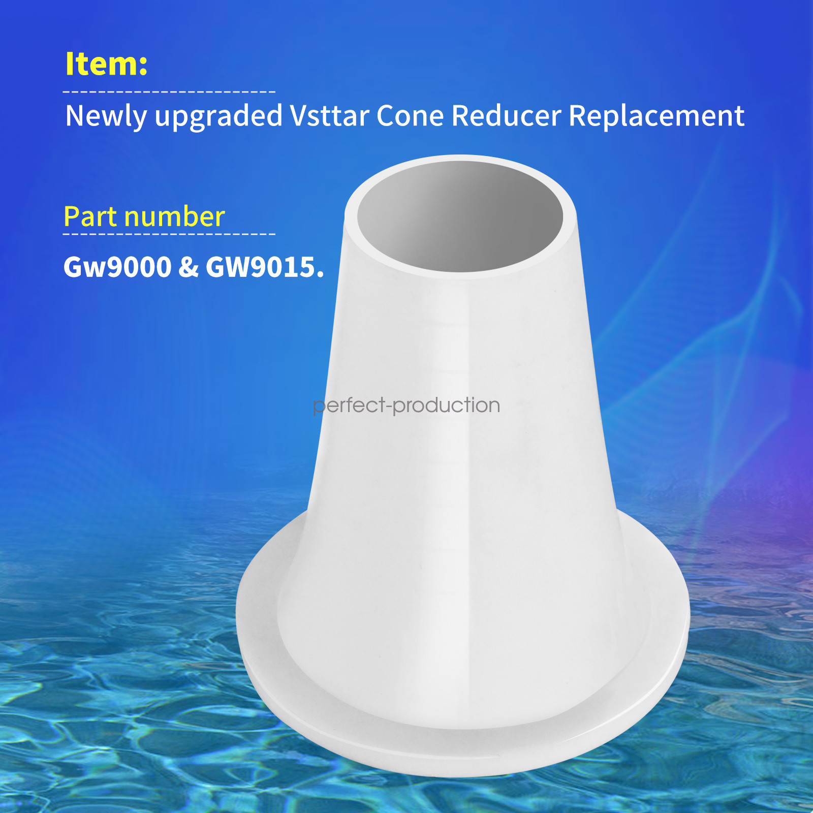 GW9015 Reducer Cone for Kreepy Krauly Great White & Lil Shark & SandShark