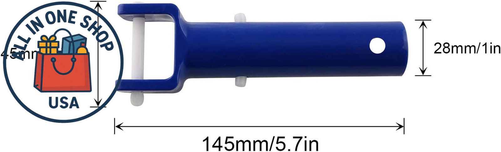 Replacement Handle for Swimming Pool Vacuum Head with V Clip Accessories