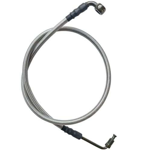 Extended Front & Rear Brake Hose Lines Brake Cable Set Compatible with Polaris