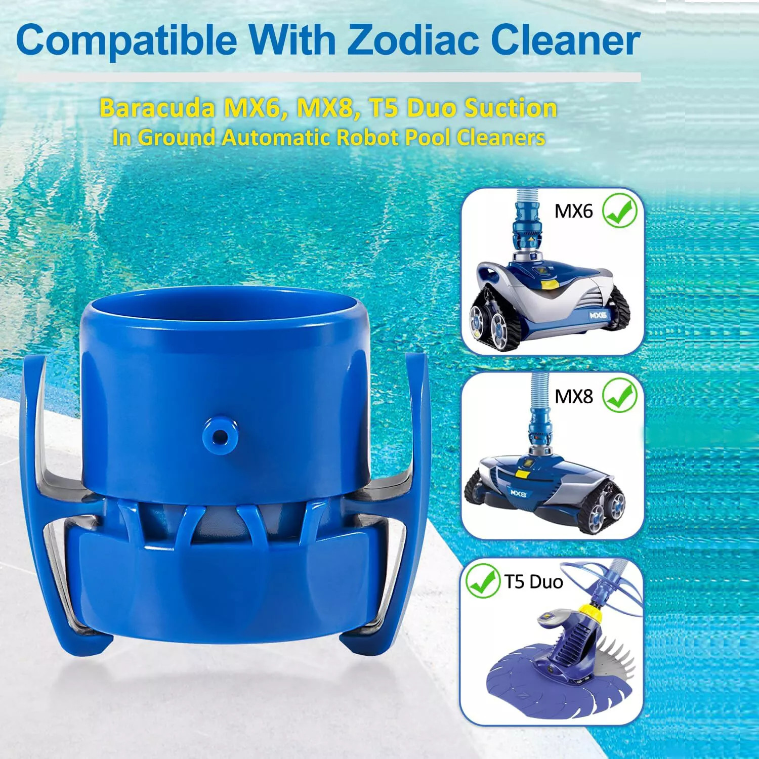 R0526900 Quick Connector for Zodiac Baracuda MX6, MX8, T5, T5 Duo Pool Cleaner
