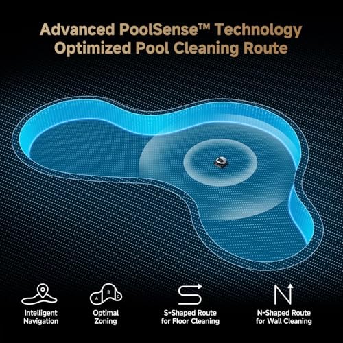 Z1 Pro Cordless Robotic Pool Cleaner, LiFi & APP Control, 8000 GPH Suction,
