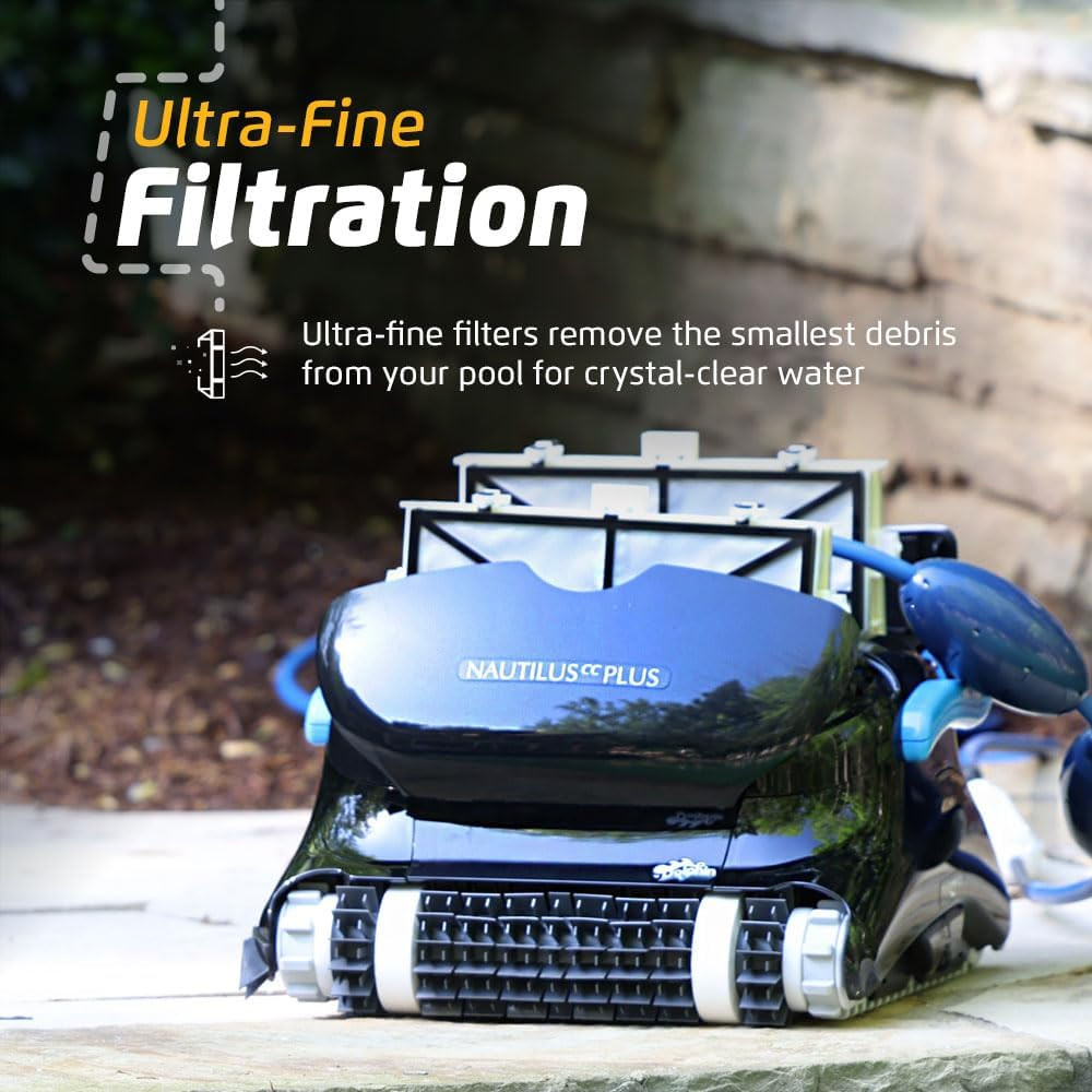 Dolphin Nautilus CC plus Wi-Fi Robotic Pool Vacuum Cleaner Includes Ultra-Fine F