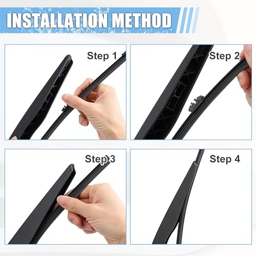 Rear Windshield Wiper Blade Arm Set Back Wiper Assembly Replacement Fit for