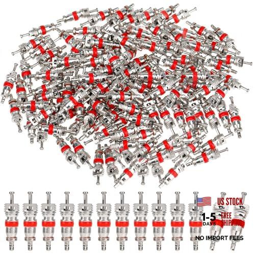 200pcs Valve Stem Cores Replacement Kit, Tire Valve Stems Standard Valve Core