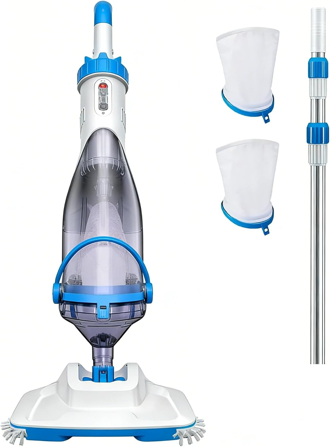 Pool Vacuum for above Ground Pool & Inground Pool, Rechargeable Handheld Cleaner