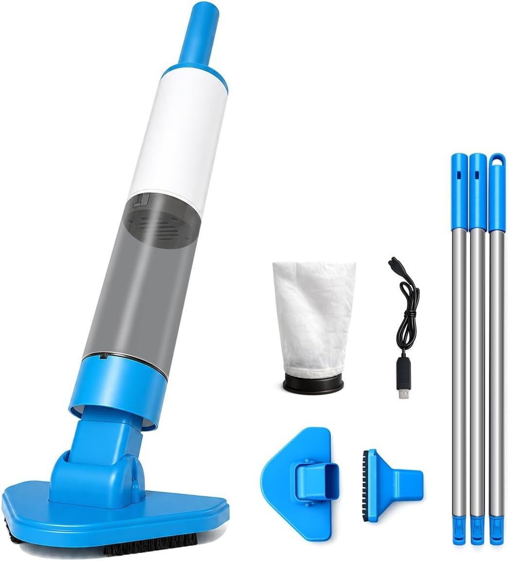 OVIA Ocean10 Cordless Pool Vacuum; Hot Tub Spa Cleaner; 60 Min Runtime