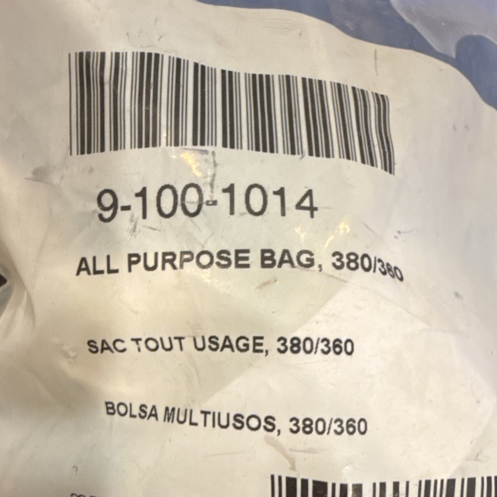 Polaris All Purpose Bag 9-100-1014 For Polaris 380 360 White Plastic For Polaris