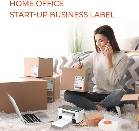 Thermal Direct Shipping Label (Pack of 500 4×6 Per Fanfold) White