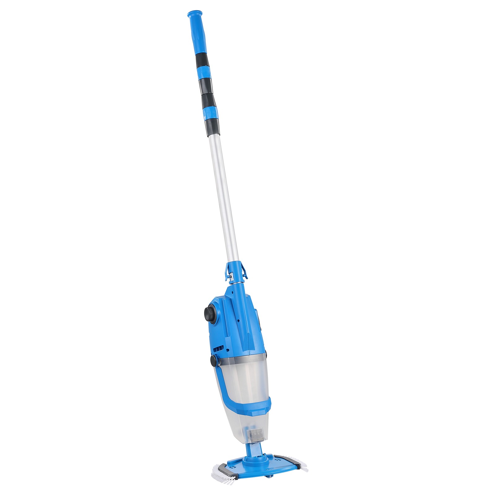 Pool Vacuum Suction/8.5/26GPM Rechargeable Pool Cleaner w/ Hose/Extension Pole