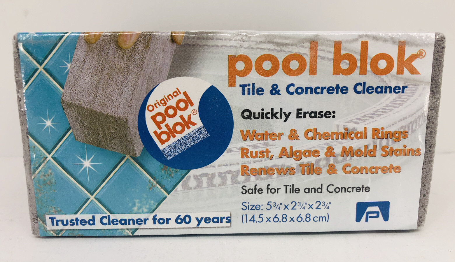 Floating Pool Blok Pumice Stone for Pool Spa Tile Concrete Cleaning Size 6x3x3&Prime;