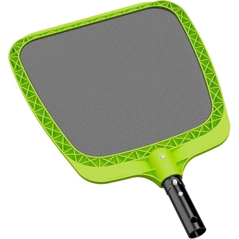 Heavy Duty Pool Skimmer Net Reinforced Frame Nylon Leaf Rake Spa Cleaning Home