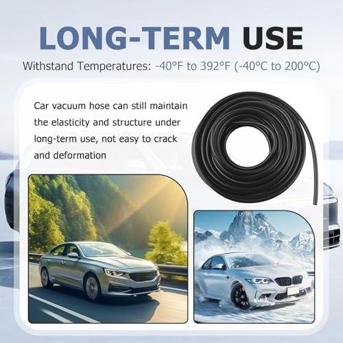16.4Ft Automotive Vacuum Hose – Cuttable OD 5mm – Cuttable Lines