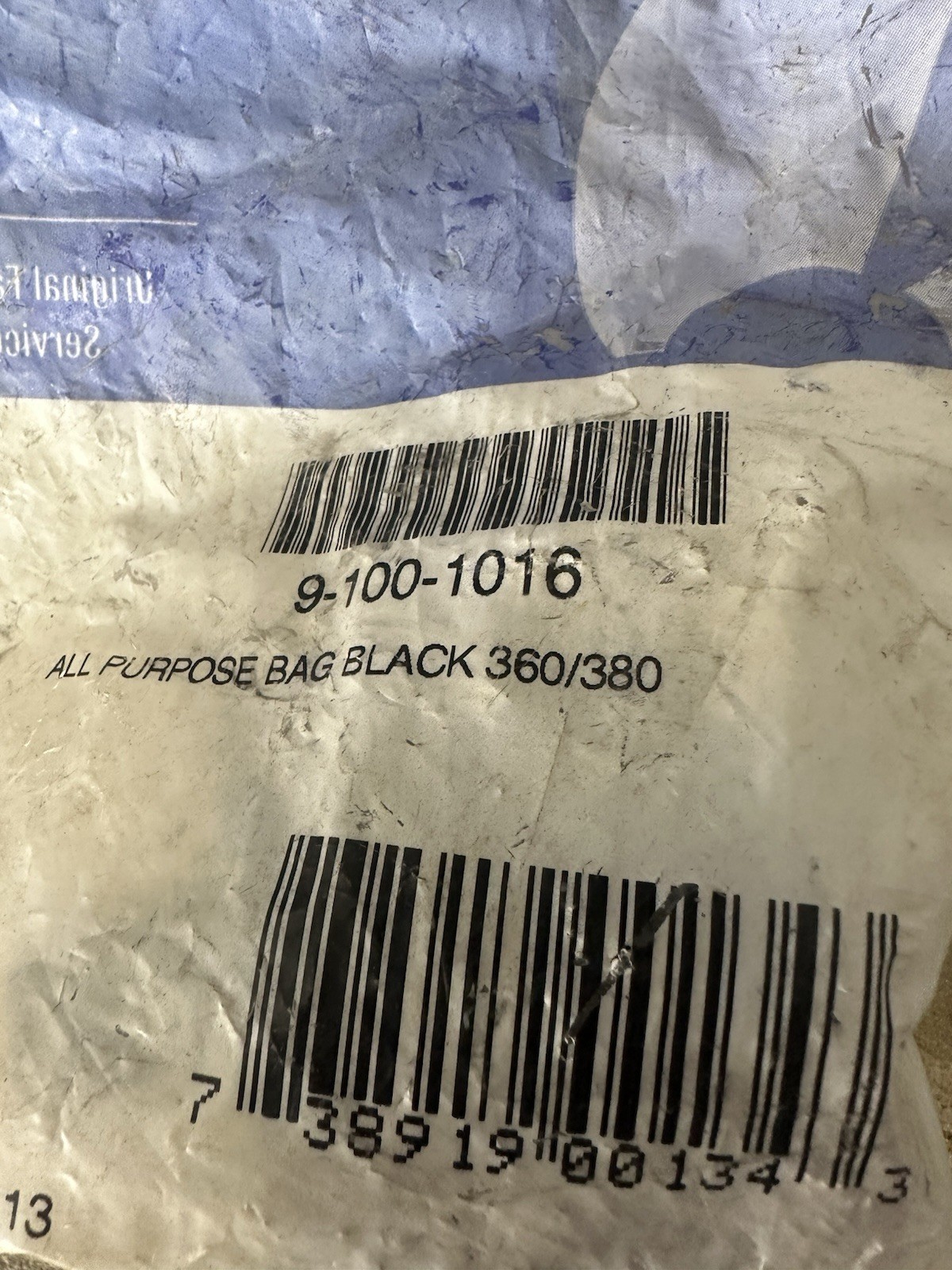 Polaris All Purpose Filter Bag 9-100-1016 for 360/380 Pool Cleaners Genuine OEM
