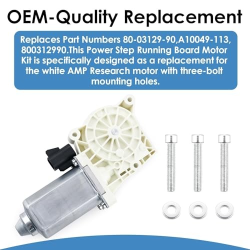 80-03129-90 Power Step Running Board Motor Kit, Replacement for AMP Research