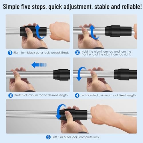 TOPDING & HZ Professional15.2 Foot Pool Pole Telescoping Swimming Pool 15.2ft