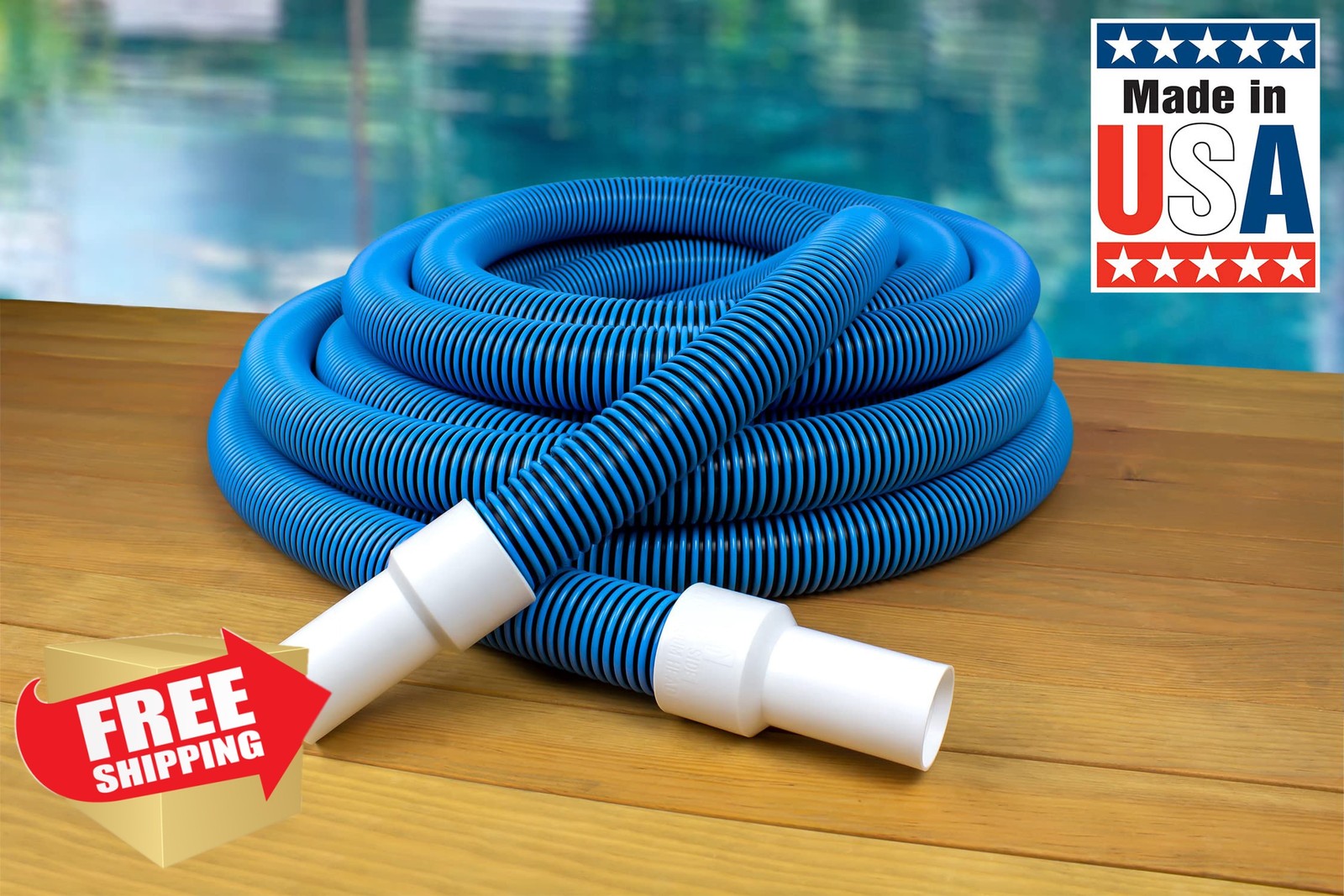 Poolmaster 50ft x 1-1/2” pool vacuum hose