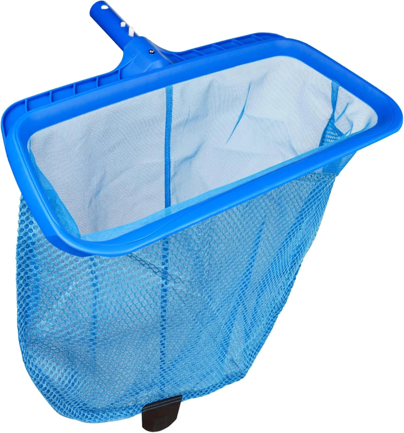 Poolvio Swimming Pool Skimmer Net, Fine Mesh Pool Leaf Rake Net with Double-Laye