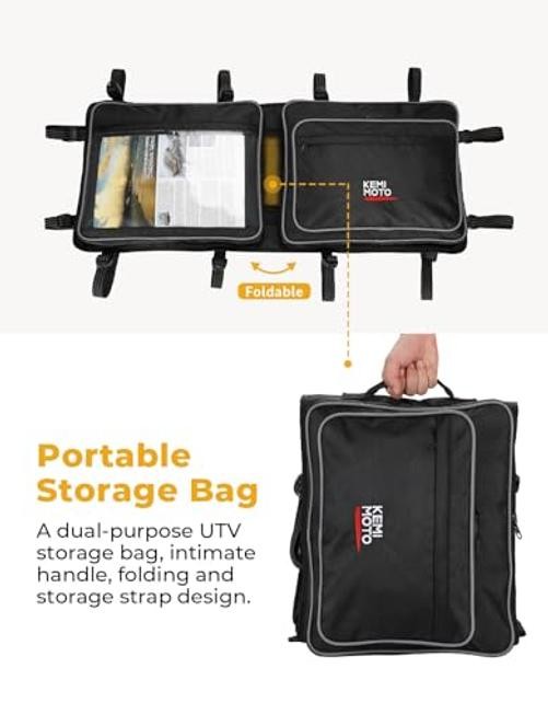 PRO XP Overhead Roof Bag, Large-Capiticy 1680D Water-resistant Overhead Roof