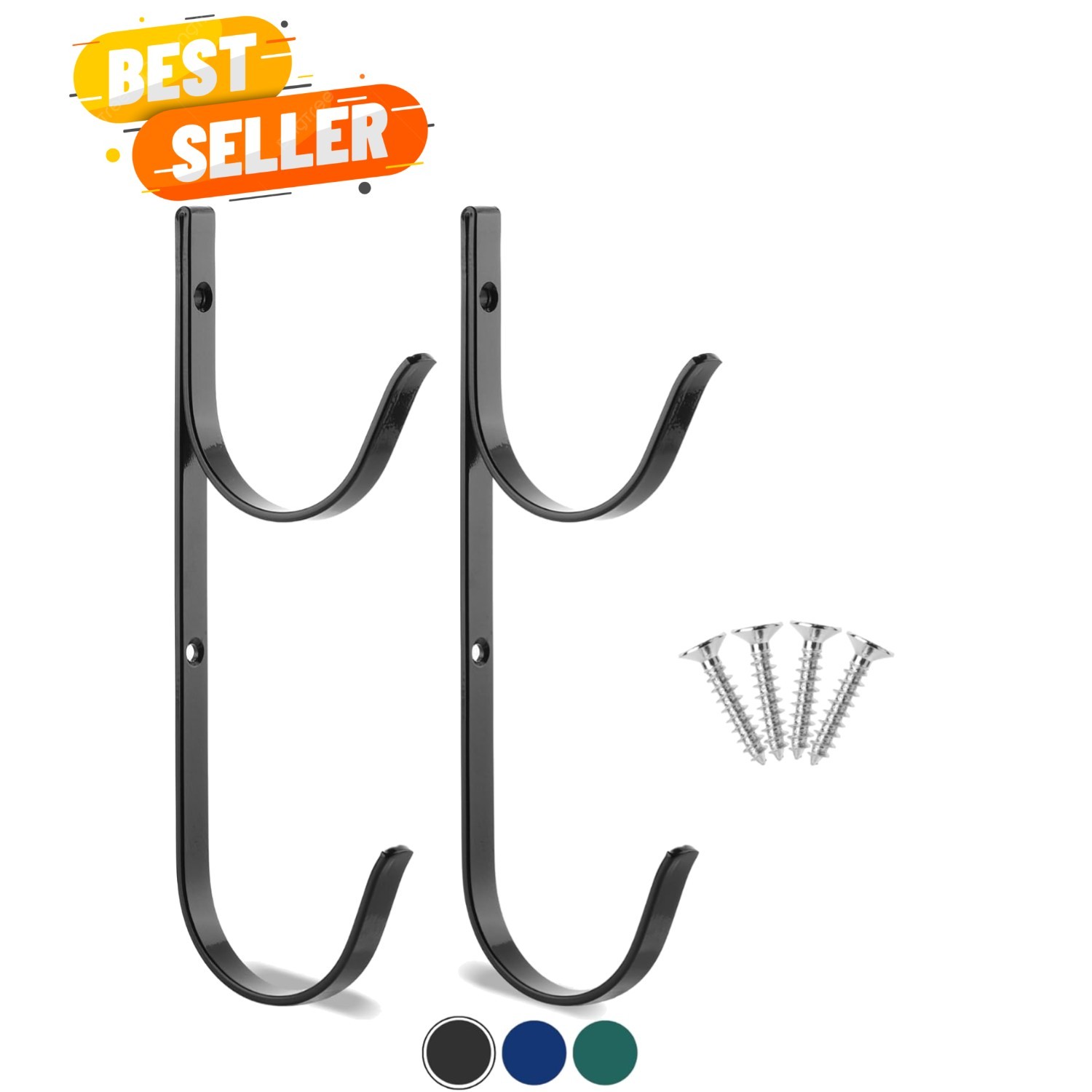 Pool Pole Hanger – 2 Pack, Pool Equipment Hooks for Poles and Hose, Accessories