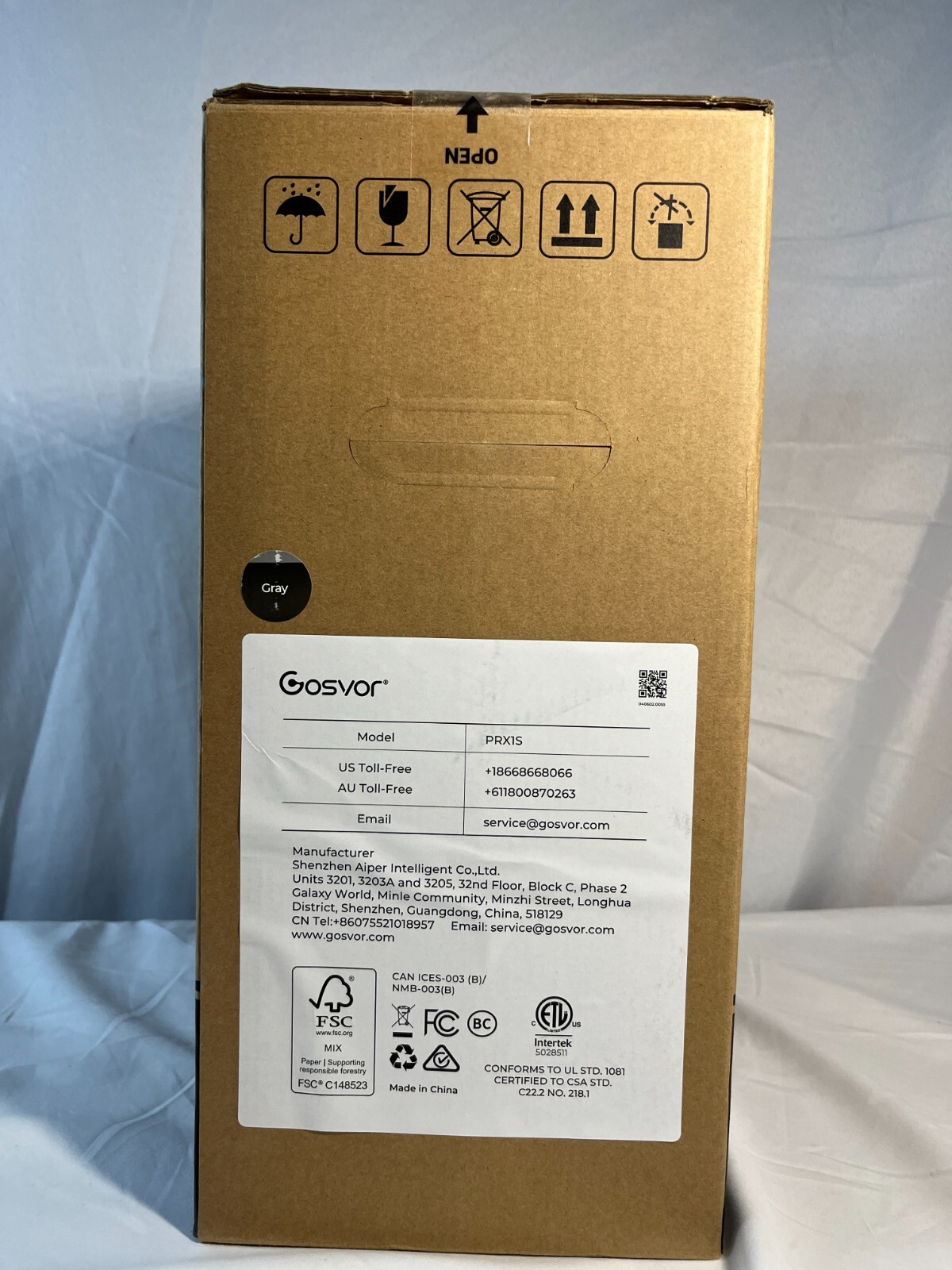 Gosvor LiteVac 800 PRX1S Portable Cordless Robotic Automatic Pool Cleaner