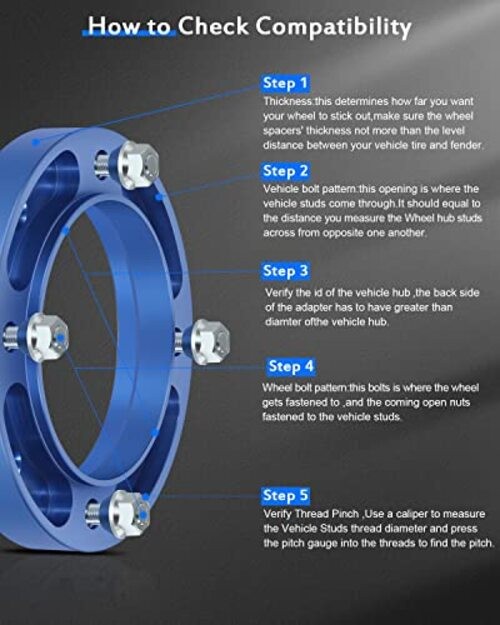2PCS 4 lug Wheel Spacers 1&Prime; 4x156mm to 4x156mm fits for Polaris Sportsman 2pcs