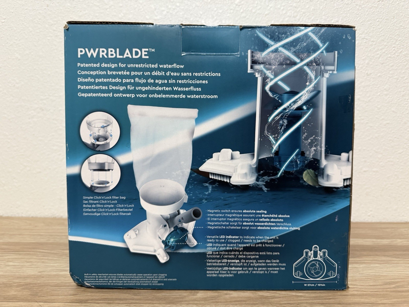 KOKIDO – EV40CBX PWRBLADE TELSA 40 – Bestway Aspiratore piscina ricaricabile 084