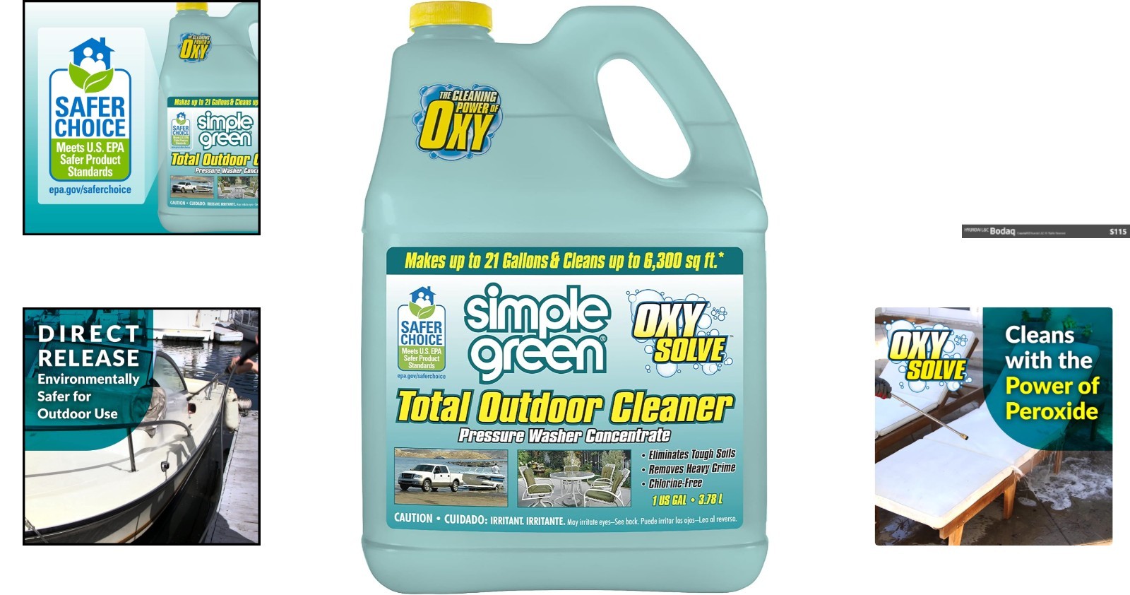 Versatile Oxy Solve Total Outdoor Cleaner – Covers 6,400 sq. ft. Smart Choice
