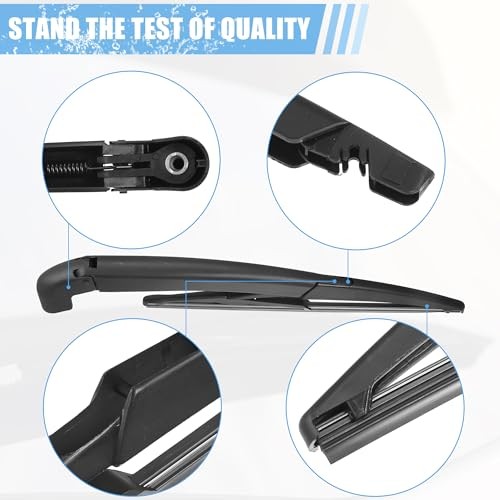 Rear Windshield Wiper Blade Arm Set Back Wiper Assembly Replacement Fit for